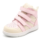 Children's Orthopedic Shoes with Arch and Ankle Support, Kids Toddlers Casual Barefoot Sneakers Flatfeet Valgus Foot Therapy Pink - Princepard